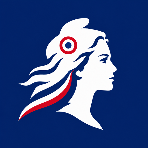 Mariane aux couleurs de la France